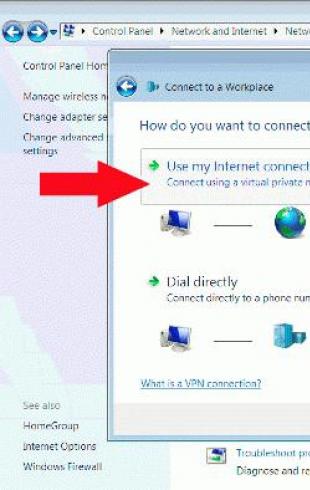 Setting up an Internet connection in Windows XP Internet connection Windows 7